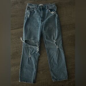 Abercrombie 90s straight high rise jeans